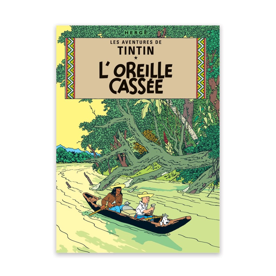 Livres - Papeterie Tintin | Carte Postale-L'Oreille Cassee