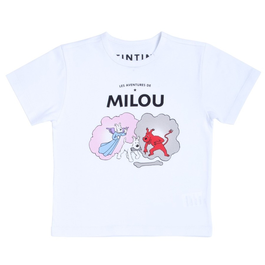 Mode - Maison Tintin | T-Shirt "Milou Ange Et Demon" Blanc