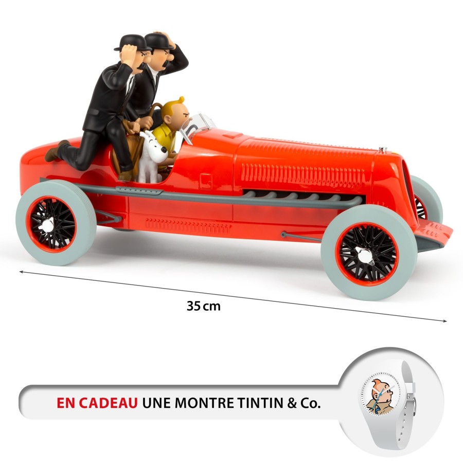 Figurines - Objets Tintin | Voiture Tintin-Le Bolide Rouge