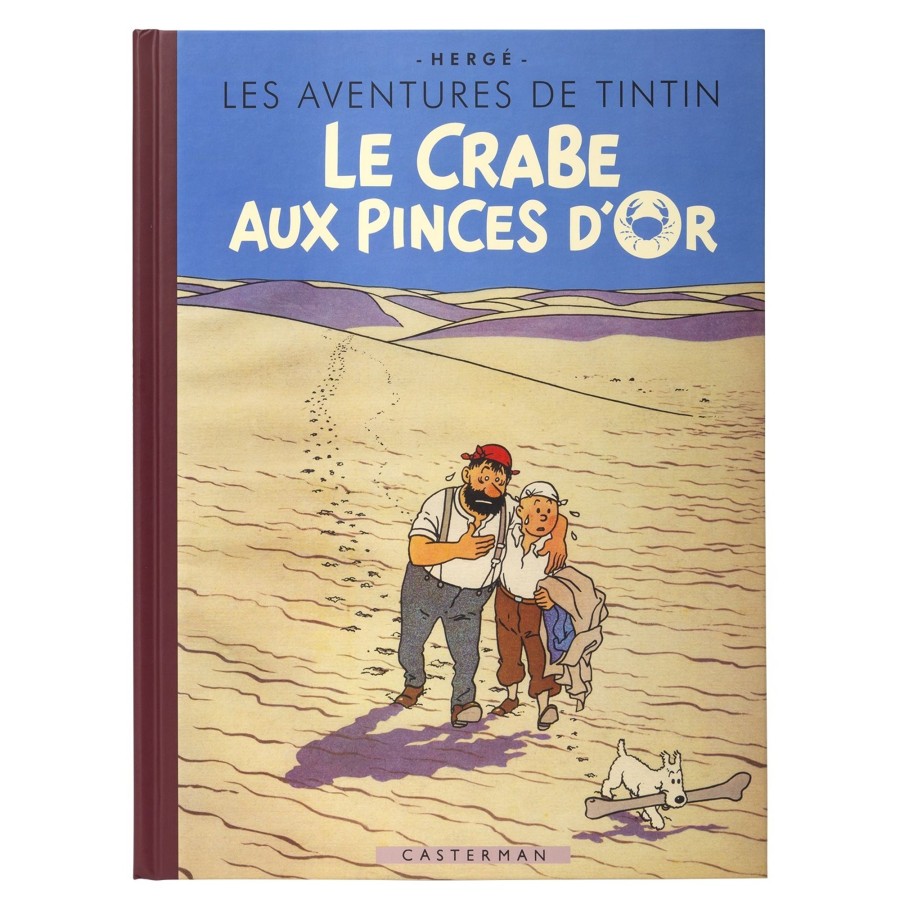 Livres - Papeterie Tintin | Album-Le Crabe Aux Pinces D'Or Edition Speciale 80 Ans