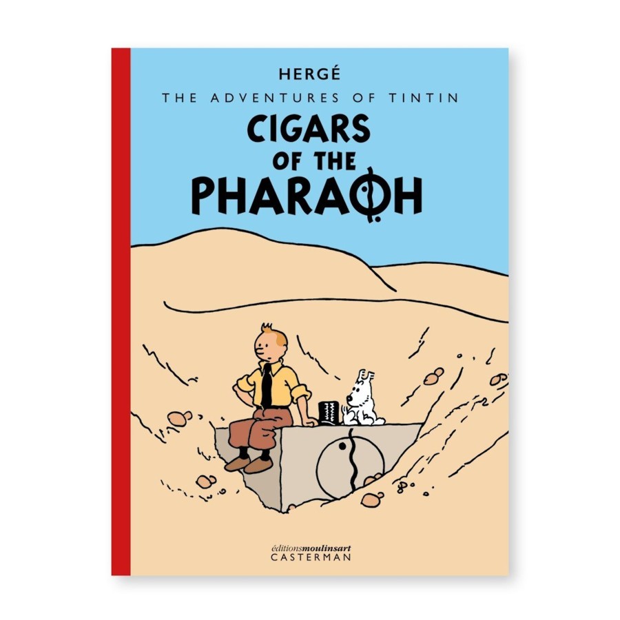 Livres - Papeterie Tintin | Les Cigares Du Pharaon - Version Colorisee En Anglais