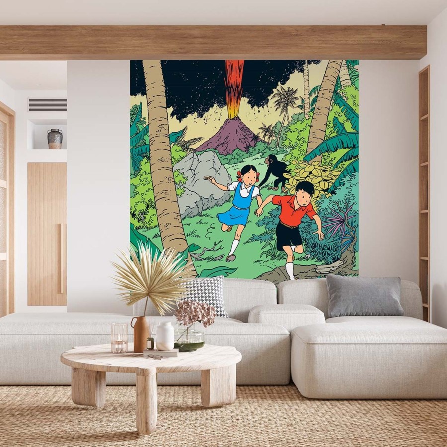 Mode - Maison Tintin | Papier Peint Graphisme Geant 200X280 Karamako