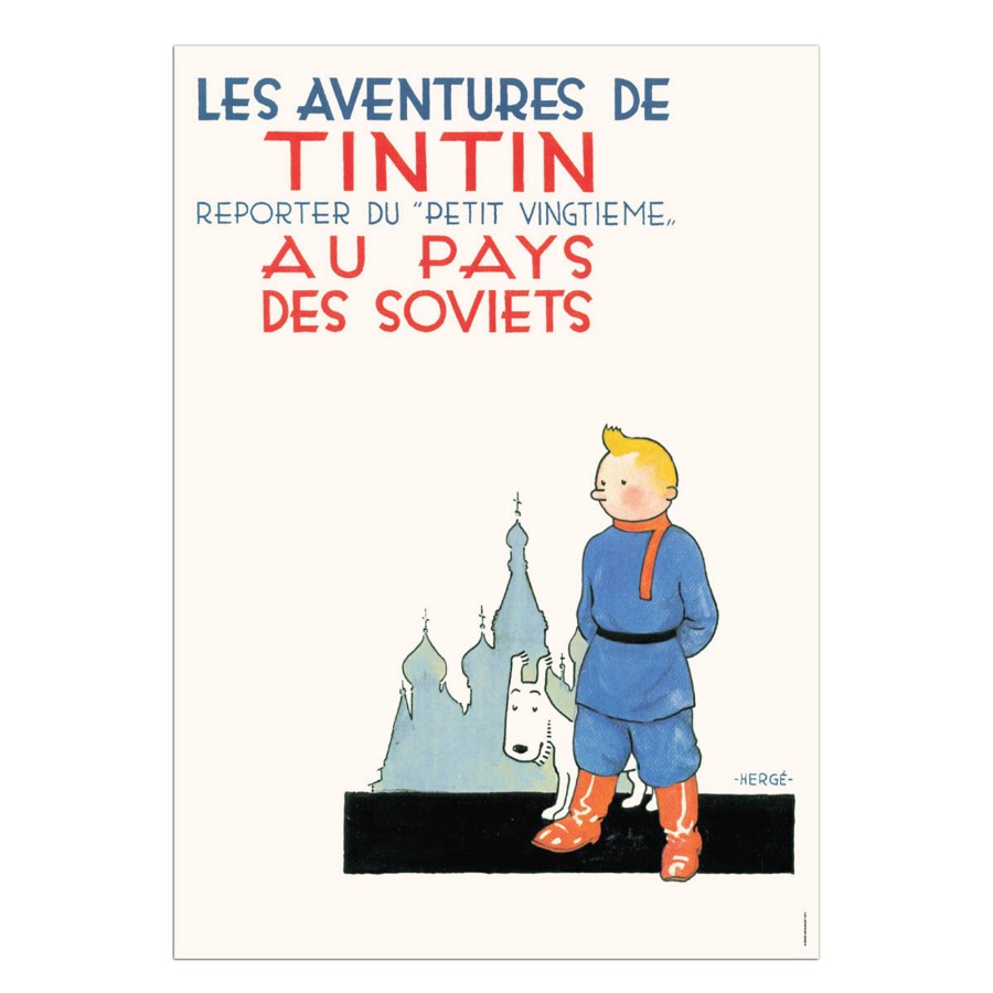 Mode - Maison Tintin | Poster-Tintin Au Pays Des Soviets