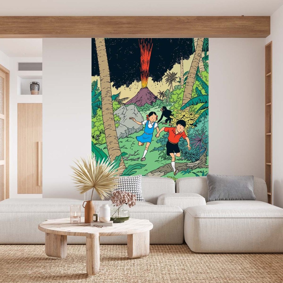 Mode - Maison Tintin | Papier Peint Graphisme Geant 150X207 Karamako