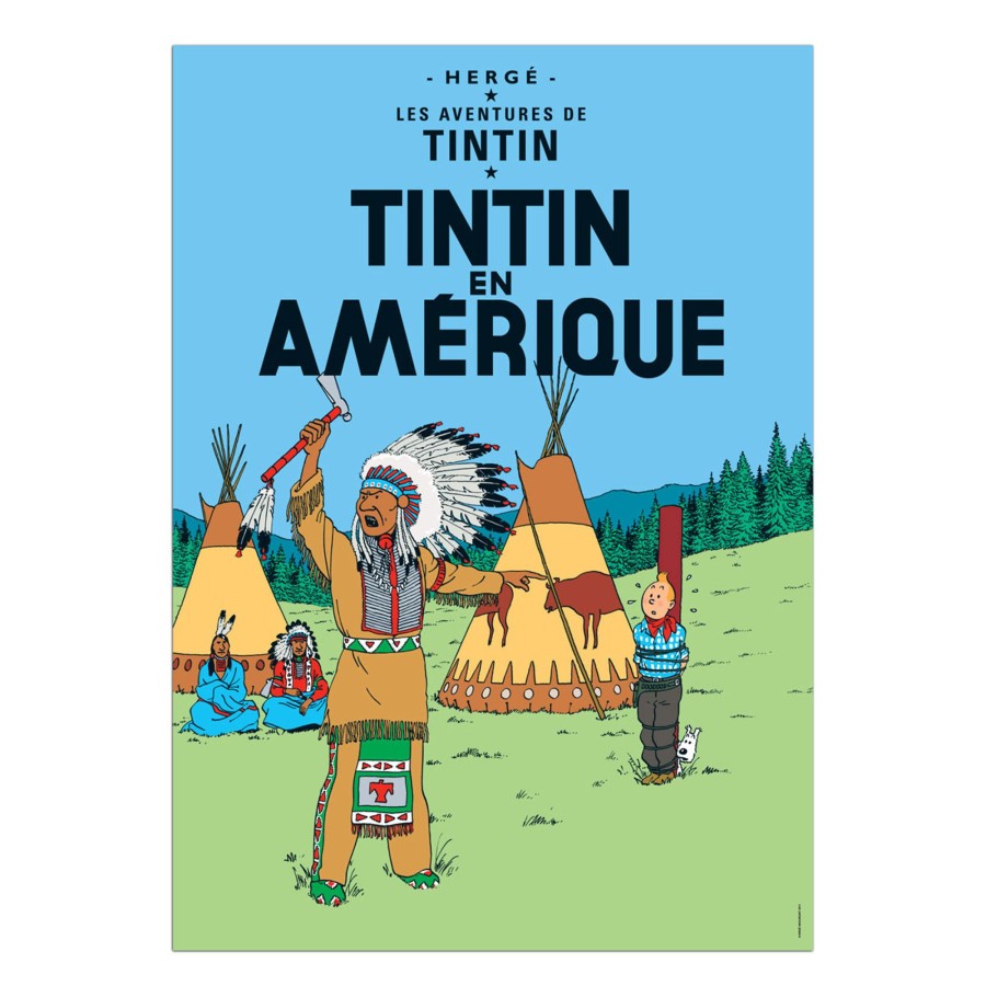 Mode - Maison Tintin | Poster-Tintin En Amerique