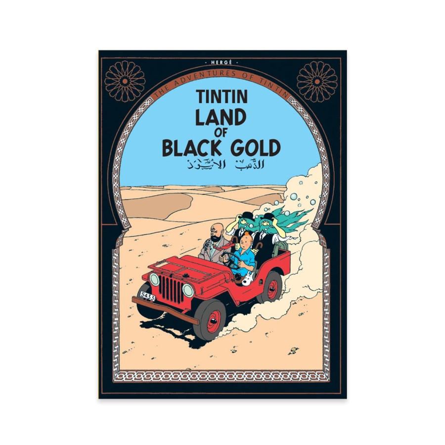 Livres - Papeterie Tintin | Carte Postale-Tintin Au Pays De L'Or Noir