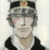 Les Invites De Tintin Corto Maltese | Corto Maltese-Magnet Aquarelle