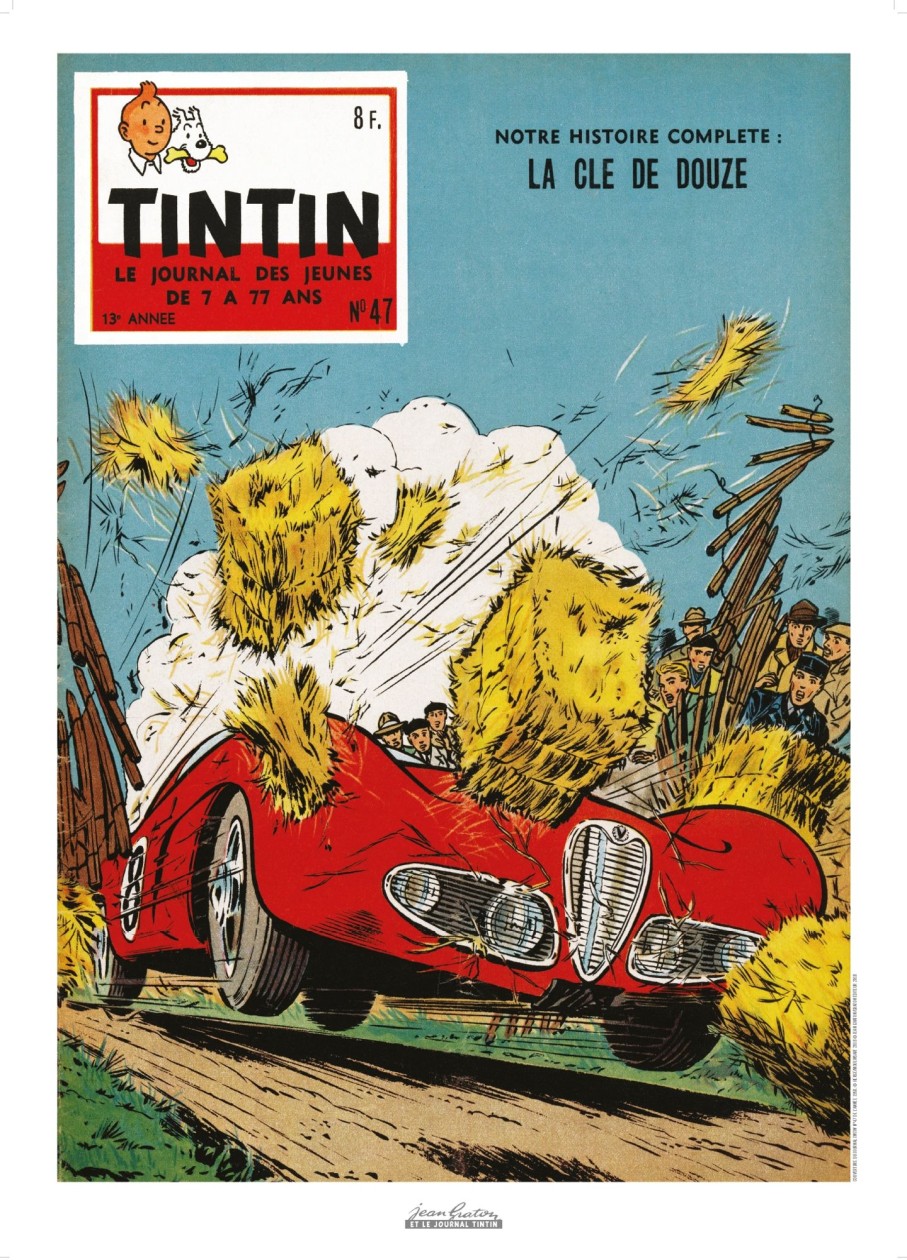 Les Invites De Tintin Jean Graton | Affiche Jean Graton-La Clef De Douze