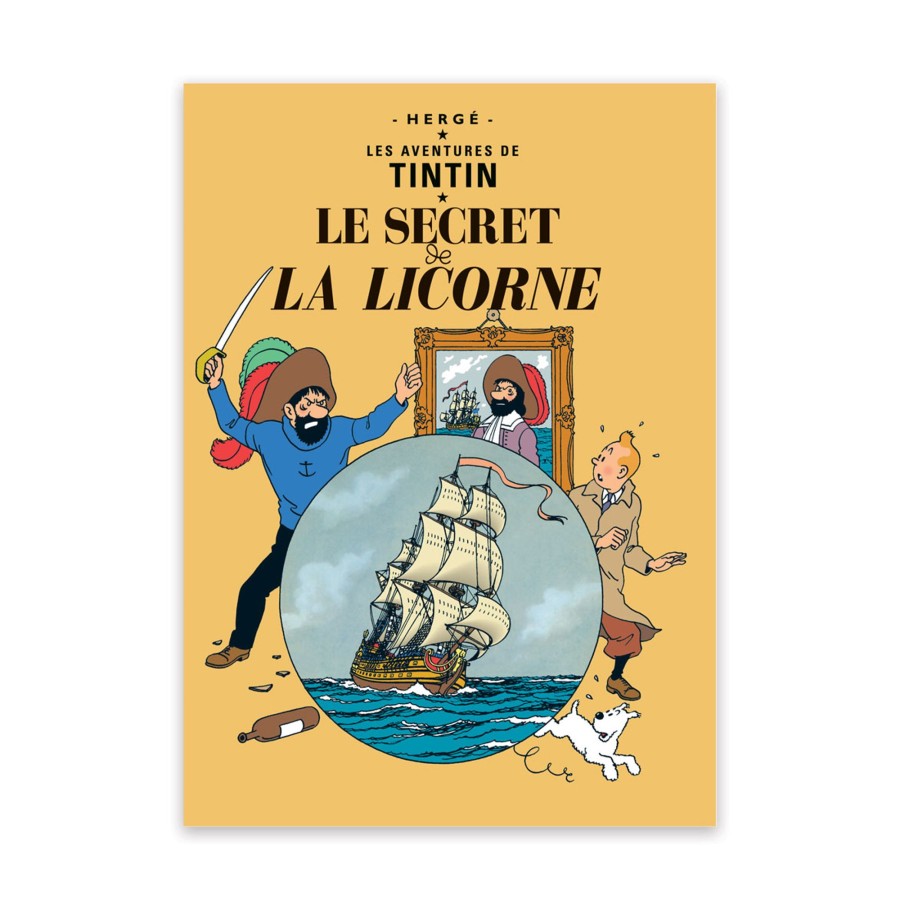 Livres - Papeterie Tintin | Carte Postale-Le Secret De La Licorne