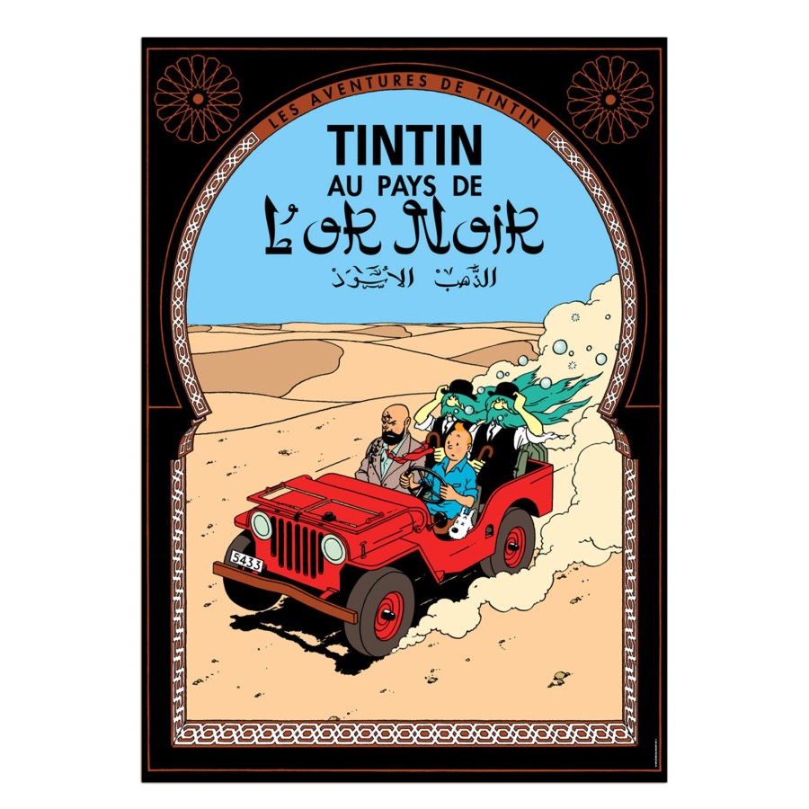 Mode - Maison Tintin | Poster-Tintin Au Pays De L'Or Noir