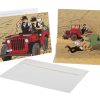 Livres - Papeterie Tintin | Carte Postale Tintin-La Jeep Rouge