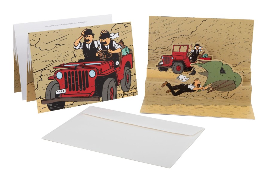 Livres - Papeterie Tintin | Carte Postale Tintin-La Jeep Rouge