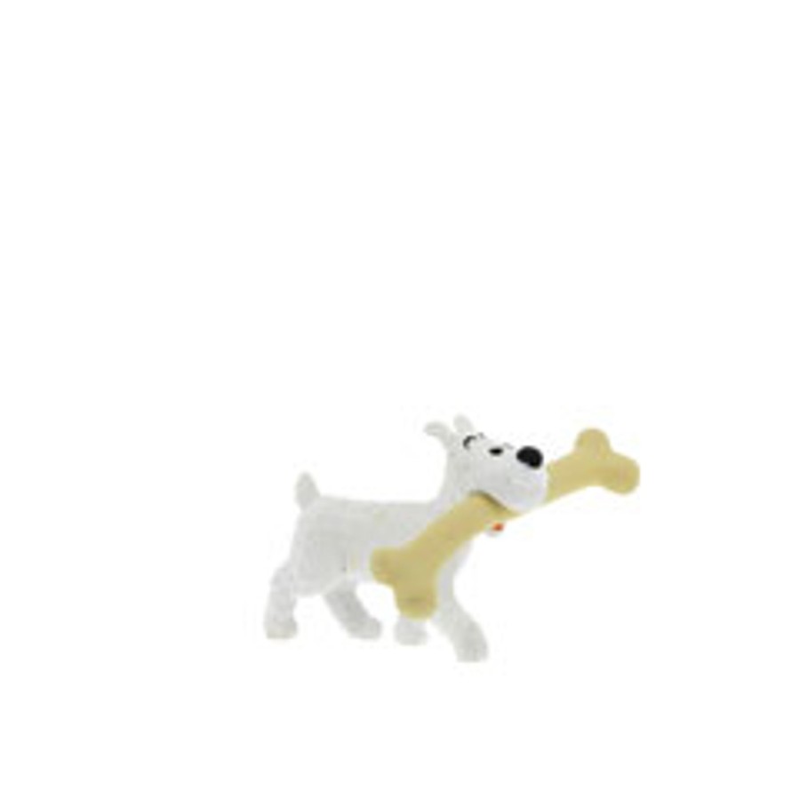 Figurines - Objets Tintin | Petite Figurine Milou Avec Son Os