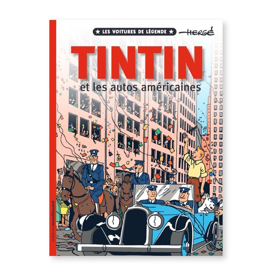 Livres - Papeterie Tintin | Les Voitures De Legende-Tintin Et Les Autos Americaines