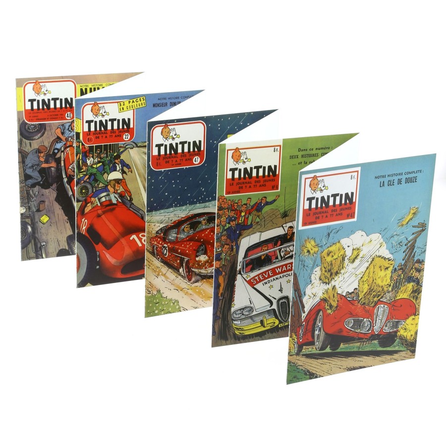 Les Invites De Tintin Jean Graton | Set De 20 Cartes Postales