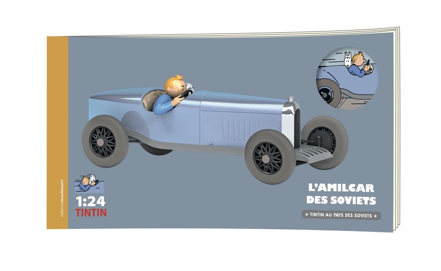 Figurines - Objets Tintin | Voiture Tintin N°9-L'Amilcar Des Soviets