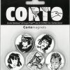 Les Invites De Tintin Corto Maltese | Corto Maltese-Pack Magnets Esmeralda