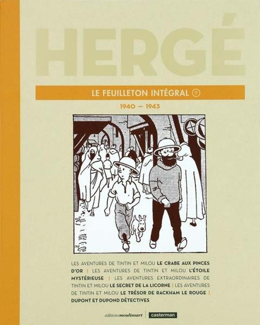 Livres - Papeterie Tintin | Herge, Le Feuilleton Integral Volume 9