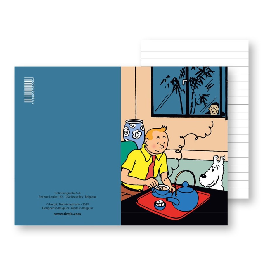 Livres - Papeterie Tintin | Carnet De Notes-Tintin Prenant Son The