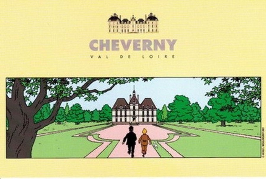 Livres - Papeterie Tintin | Carte Postale-Chateau De Cheverny