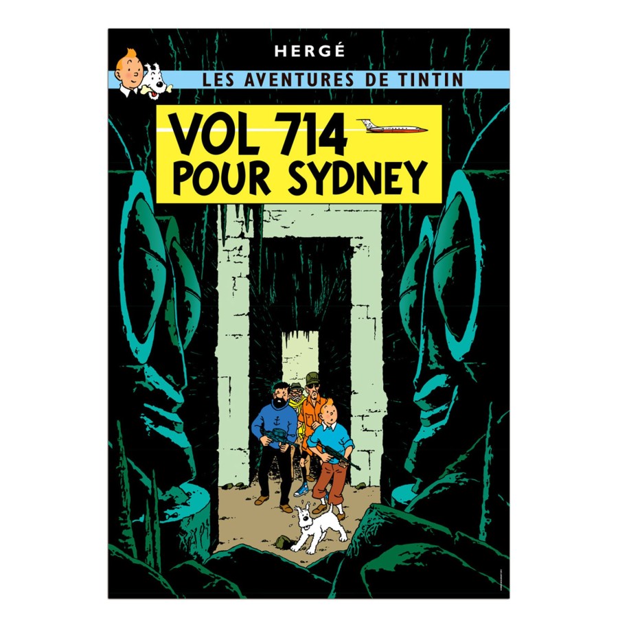 Mode - Maison Tintin | Poster-Vol 714 Pour Sydney