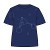 Les Invites De Tintin FOLON | Folon T-Shirt L'Homme Bulles Bleu Chine