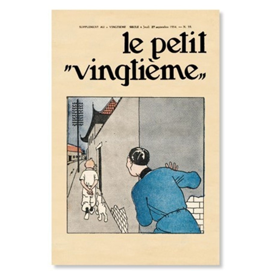 Mode - Maison Tintin | Poster-Petit Vingtieme N°39-Le Lotus Bleu