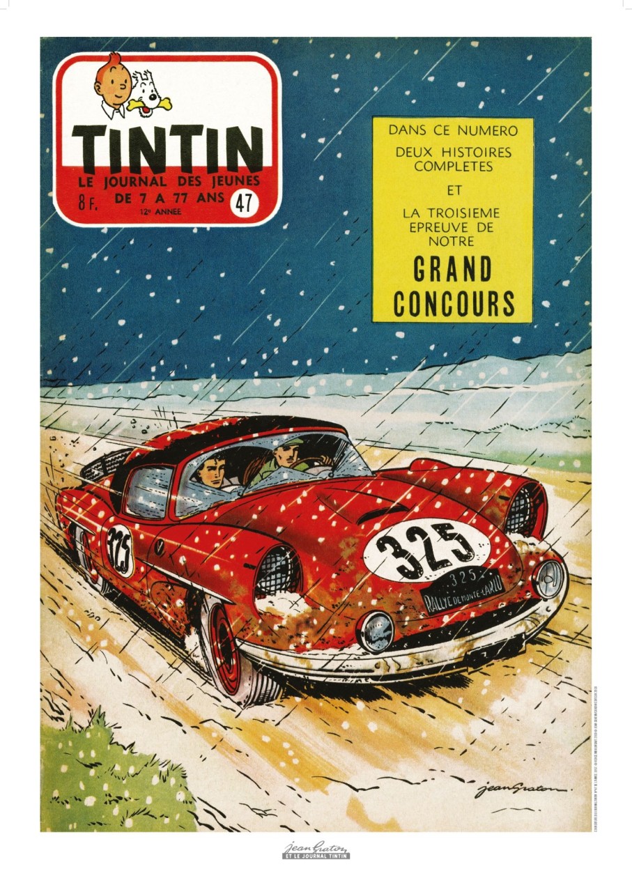 Les Invites De Tintin Jean Graton | Affiche Jean Graton-Bon Sang Ne Peut Mentir