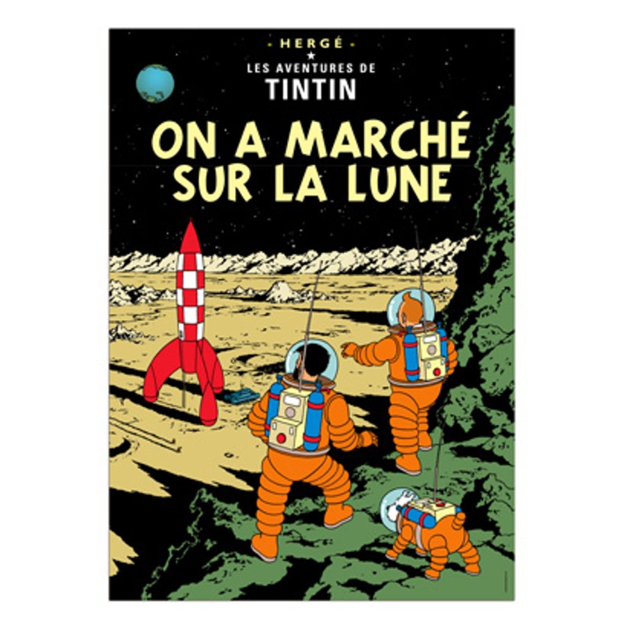 Mode - Maison Tintin | Poster-On A Marche Sur La Lune