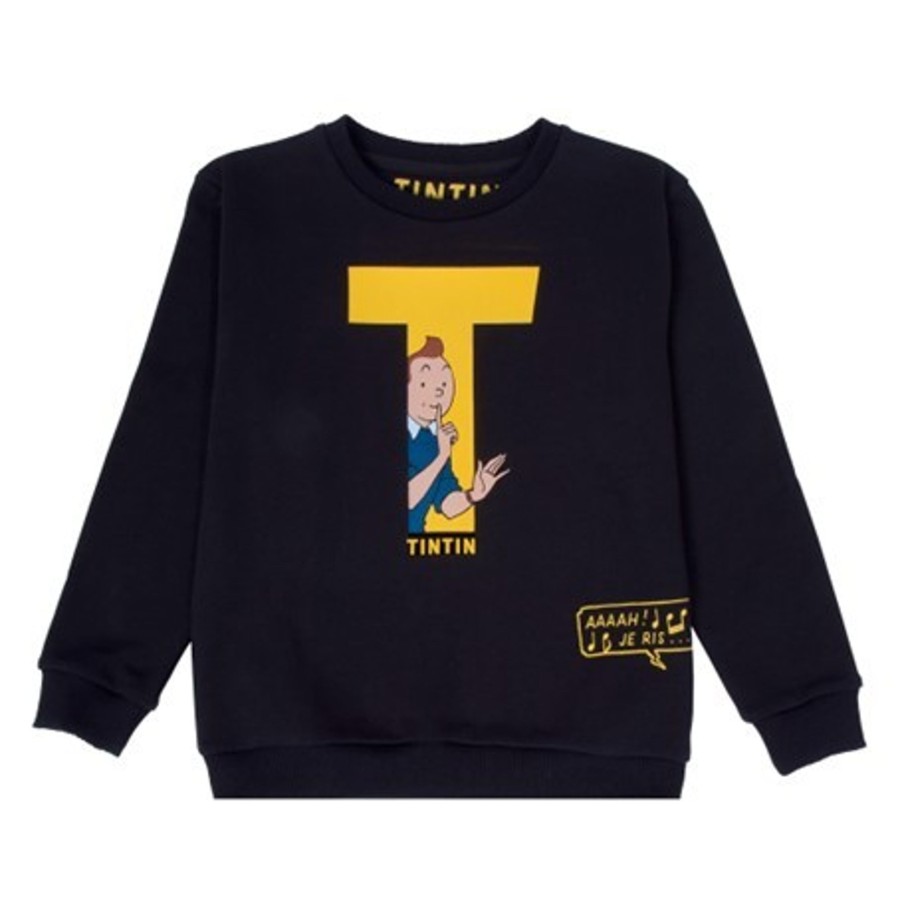 Mode - Maison Tintin | Sweat-Shirt Tintin T Noir