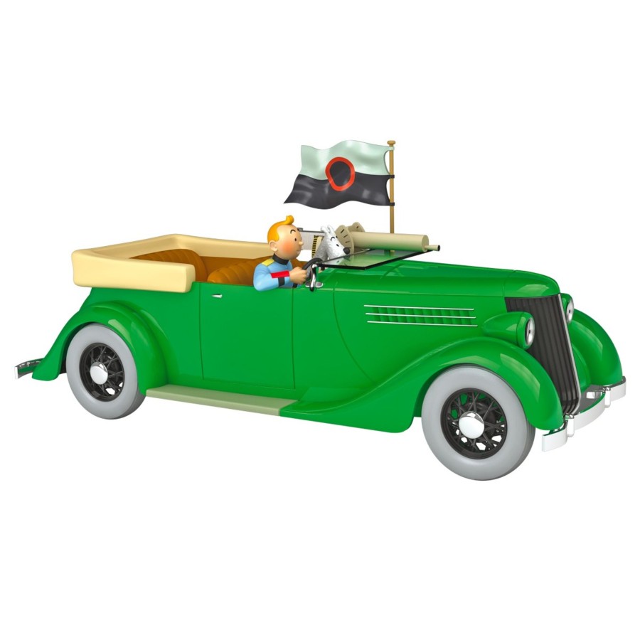 Figurines - Objets Tintin | Voiture 1/24E N°12 - L'Auto Mitrailleuse