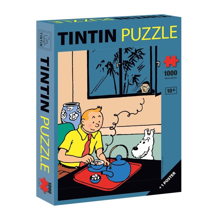 Offres - Jeux Tintin | Puzzle Tintin-Tintin Prenant Son The