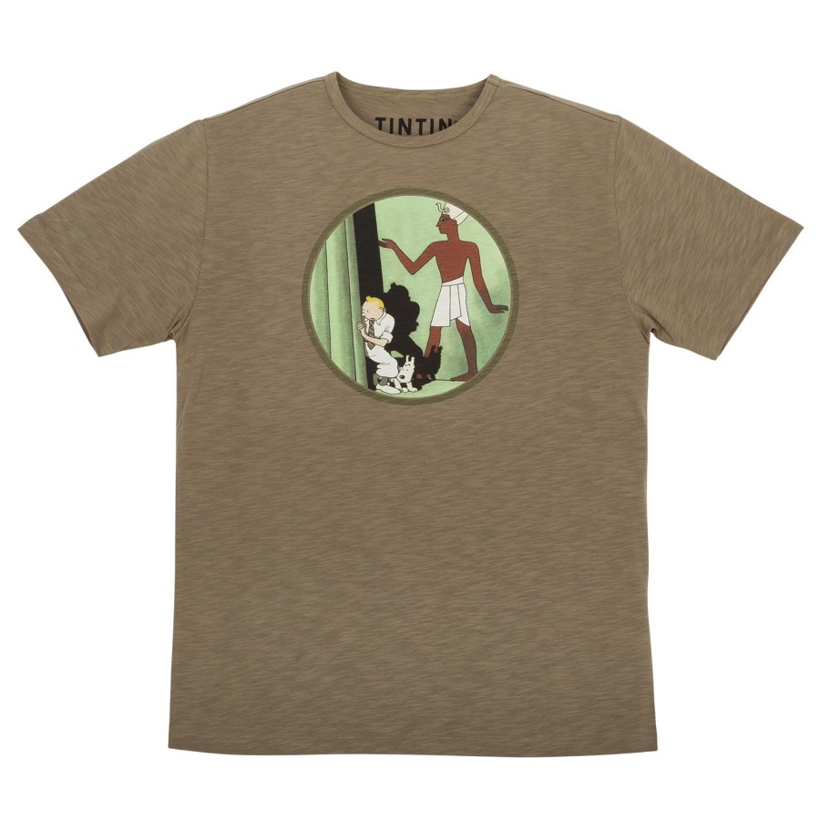 Mode - Maison Tintin | T-Shirt Tintin Cigares Du Pharaon Kaki