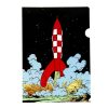 Livres - Papeterie Tintin | Chemise Plastique Tintin A4-L'Alunissage De La Fusee