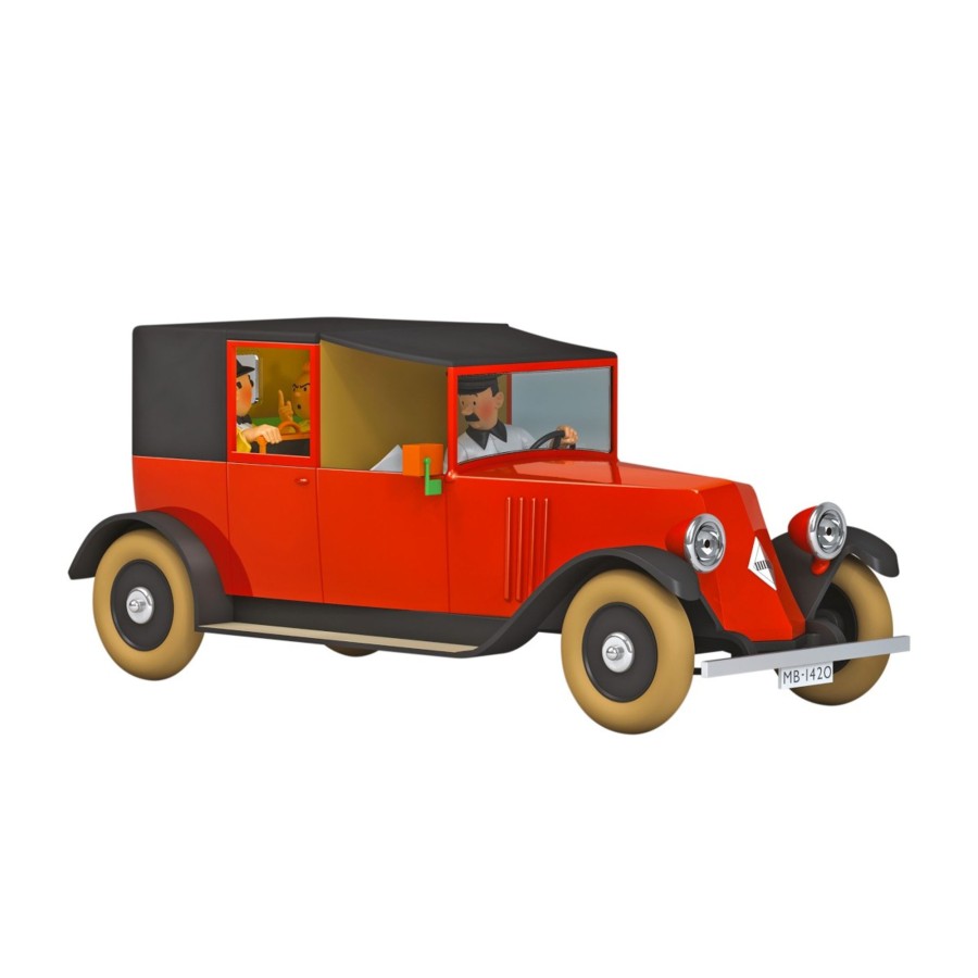 Figurines - Objets Tintin | Voiture Tintin N°25-Le Taxi Rouge