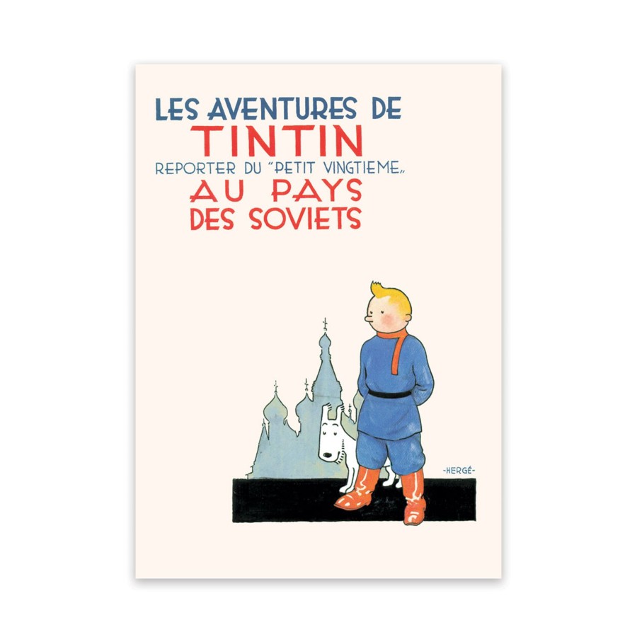 Livres - Papeterie Tintin | Carte Postale-Tintin Au Pays Des Soviets