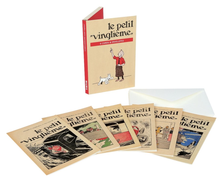 Livres - Papeterie Tintin | Pack-Cartes Postales Tintin Petit Vingtieme