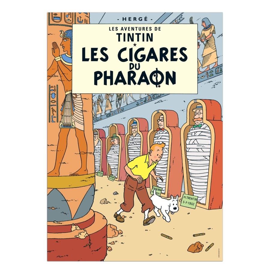 Livres - Papeterie Tintin | Carte Postale-Les Cigares Du Pharaon