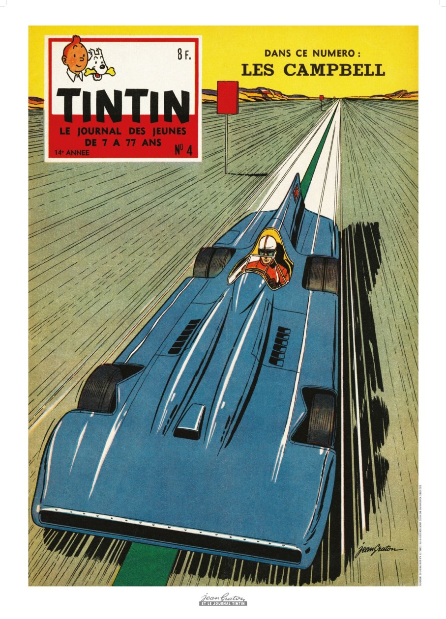 Les Invites De Tintin Jean Graton | Affiche Jean Graton-Les Campbell