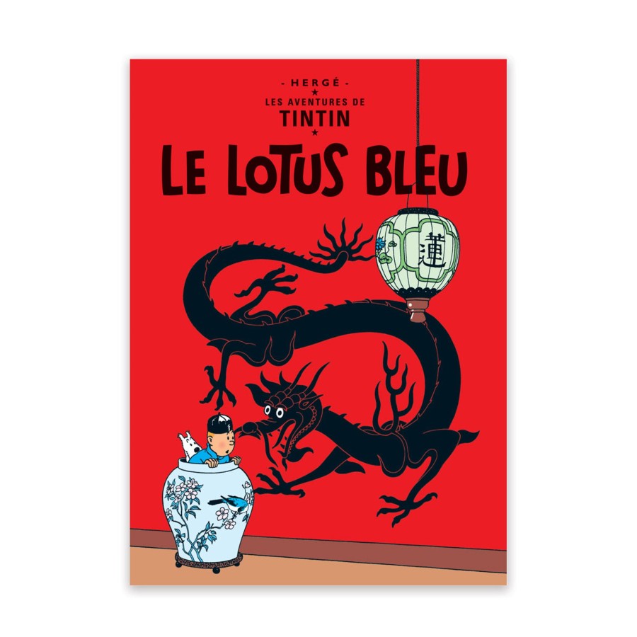 Livres - Papeterie Tintin | Carte Postale-Le Lotus Bleu