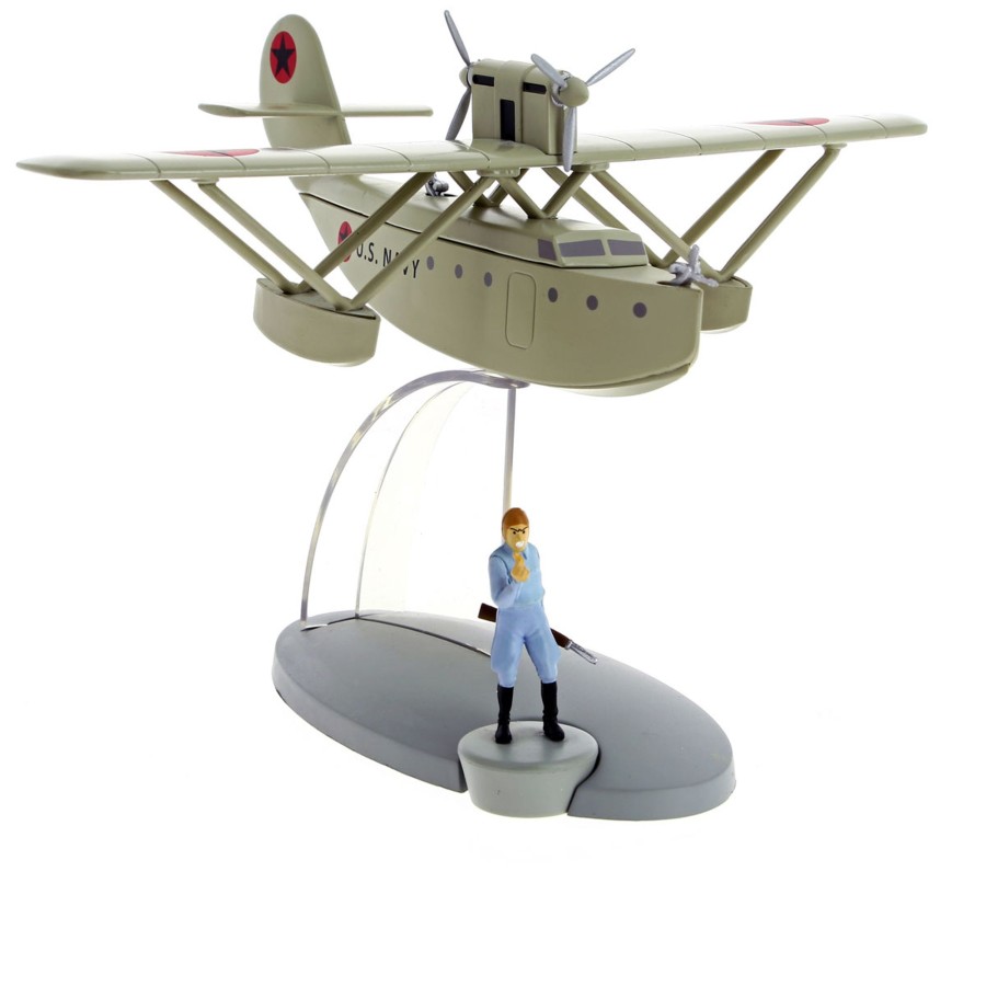 Figurines - Objets Tintin | Avion Tintin N°38-L'Hydravion Militaire