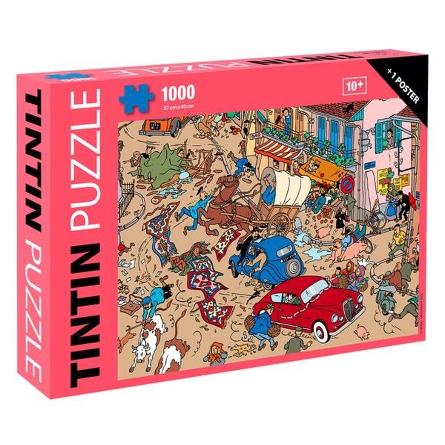 Offres - Jeux Tintin | Puzzle Tintin-Accident Sur La Place