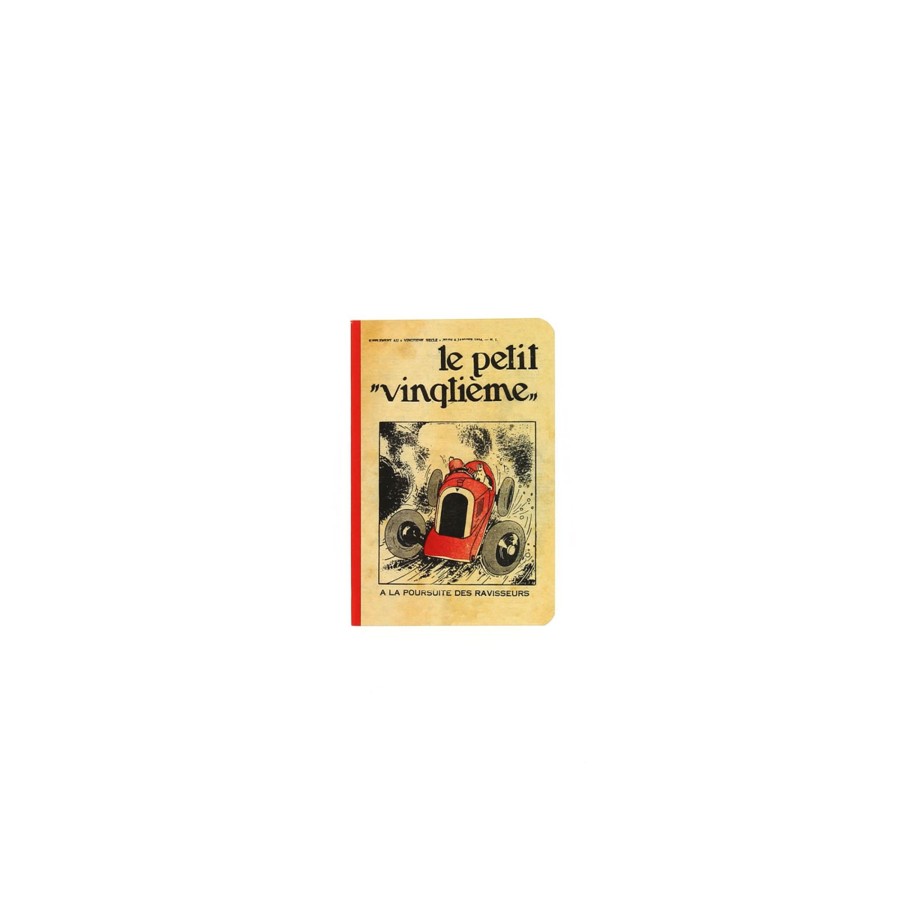 Livres - Papeterie Tintin | Carnet De Notes-Petit Vingtieme Bolide Rouge