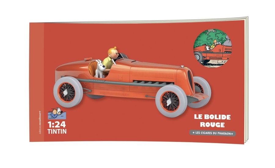 Figurines - Objets Tintin | Voiture Tintin N°1-Le Bolide Rouge